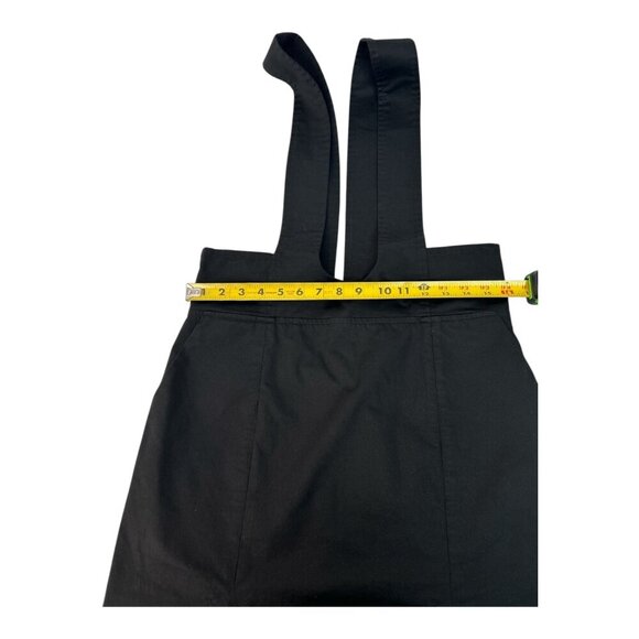 P.A.M. (Perks And Mini) Women's Black Pinafore Mini Dress Size Small Preppy - Picture 6 of 12